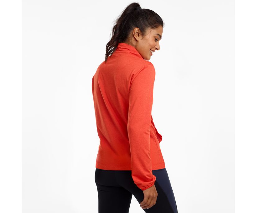 Women's Saucony Sunday Pocket Jackets Red | Singapore 344YXFU